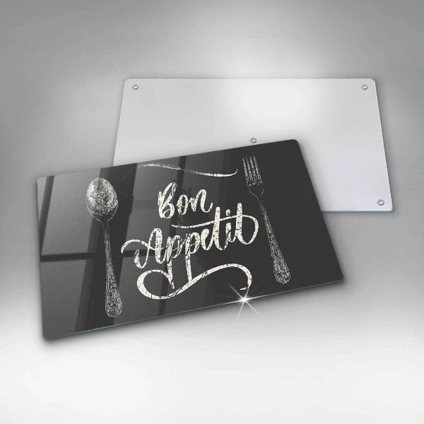 Tabla de cortar de vidrio Bon appetit