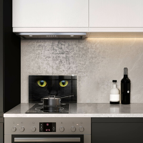 Tabla de cortar de vidrio Ojos de gato animales