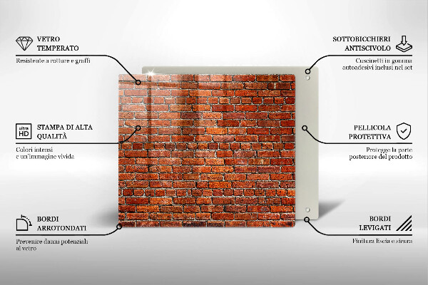 De vidrio templado Muro de pared de ladrillo