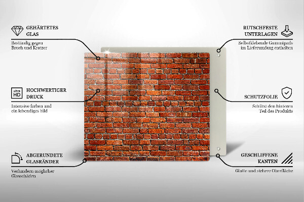 De vidrio templado Muro de pared de ladrillo