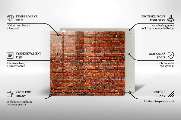 De vidrio templado Muro de pared de ladrillo