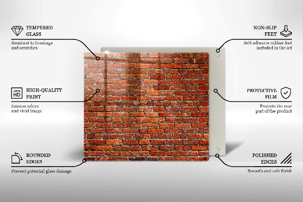 De vidrio templado Muro de pared de ladrillo