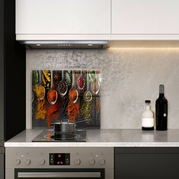 De vidrio templado Cucharas con especias