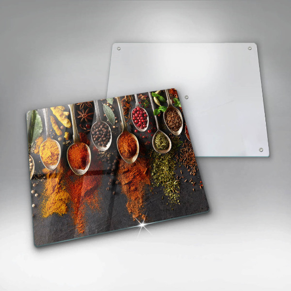 De vidrio templado Cucharas con especias