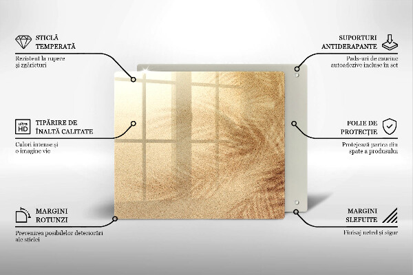 De vidrio templado Vacaciones de arena en la playa