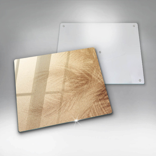 De vidrio templado Vacaciones de arena en la playa