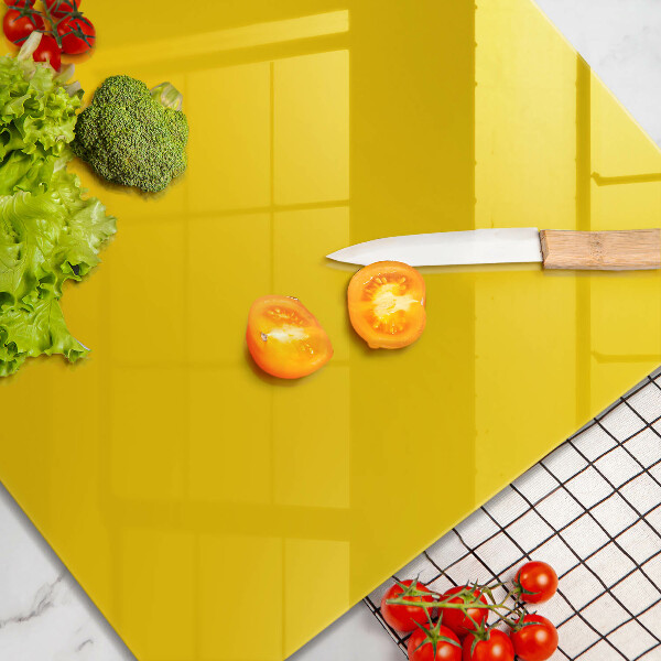 De vidrio templado Amarillo