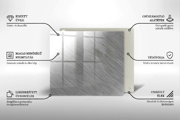 De vidrio templado Fondo de textura metálica