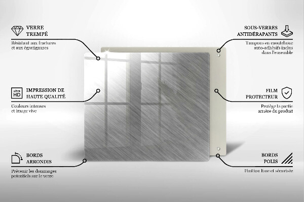 De vidrio templado Fondo de textura metálica