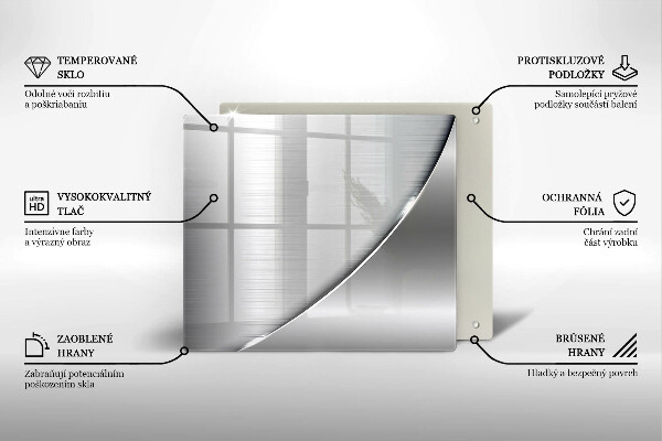 De vidrio templado Formas metálicas