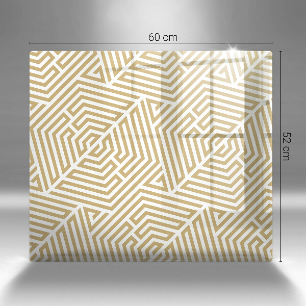 De vidrio templado Líneas geométricas