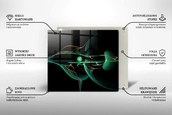 De vidrio templado Abstracción moderna