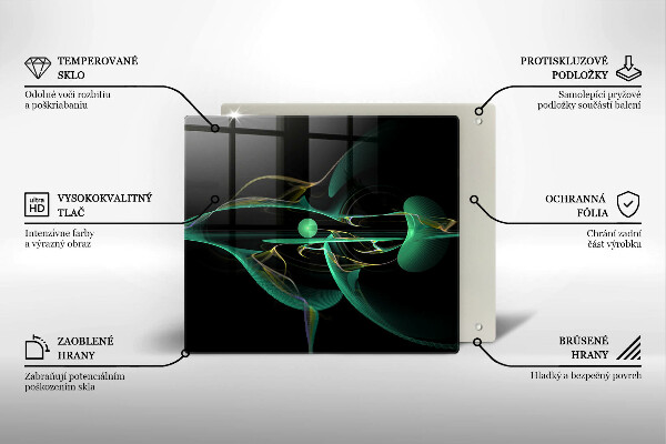 De vidrio templado Abstracción moderna