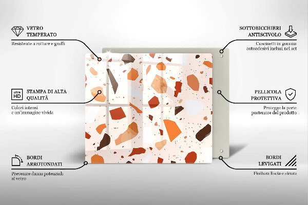 De vidrio templado Gres decorativo