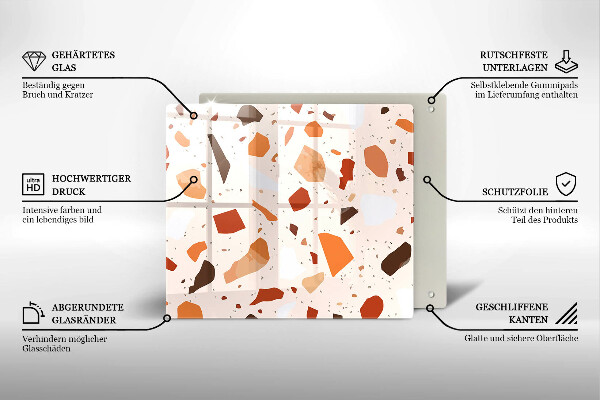 De vidrio templado Gres decorativo