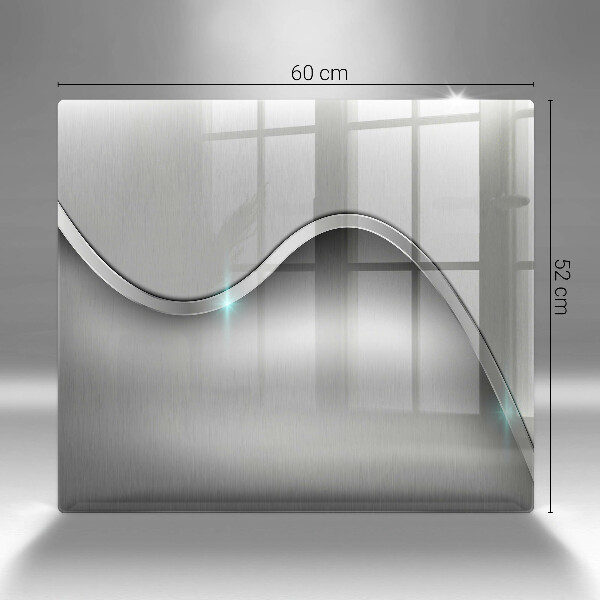 De vidrio templado Abstracción de metales