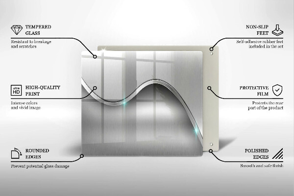 De vidrio templado Abstracción de metales