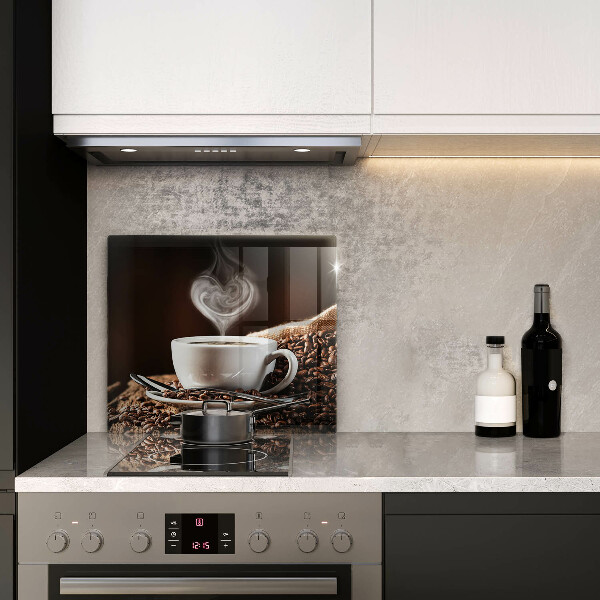 De vidrio templado Café y una taza