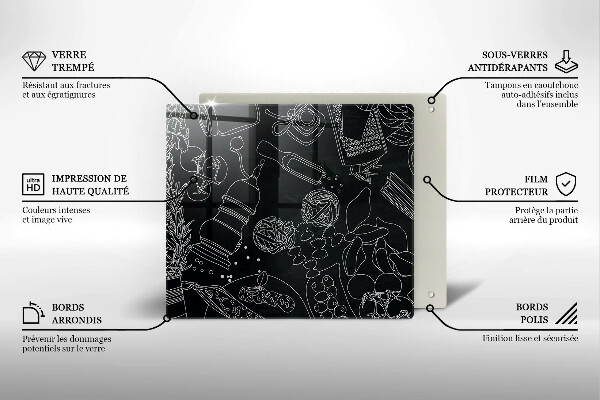 De vidrio templado Accesorios de cocina