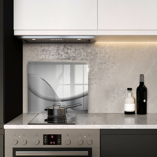 De vidrio templado Diseño de líneas abstractas