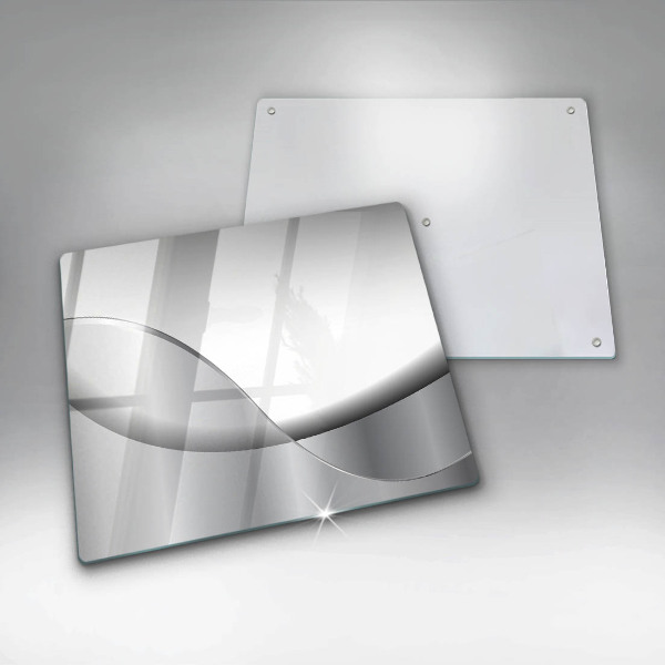 De vidrio templado Diseño de líneas abstractas