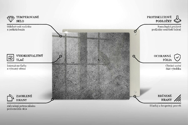 De vidrio templado Textura de piedra de hormigón