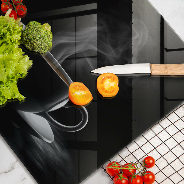 De vidrio templado Taza de café caliente