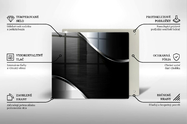 De vidrio templado Abstracción de metales