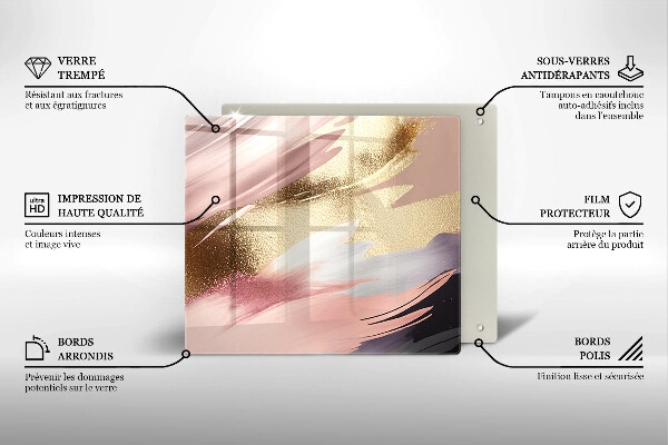 De vidrio templado Manchas pastel