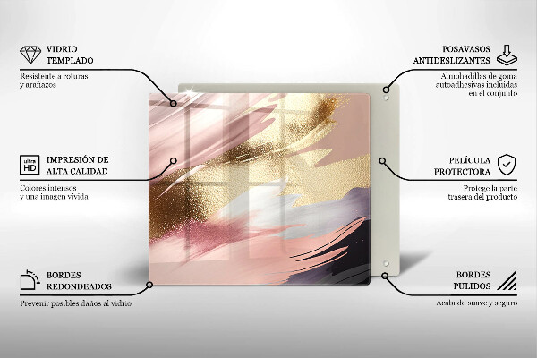 De vidrio templado Manchas pastel