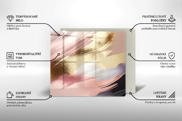 De vidrio templado Manchas pastel