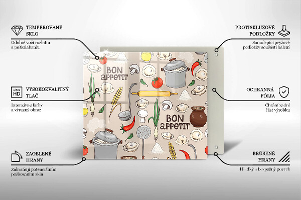 De vidrio templado Ilustración de cocina