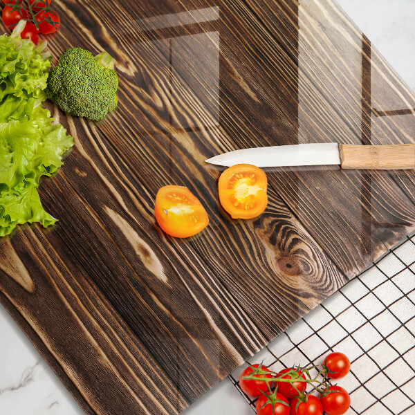 De vidrio templado Textura de madera