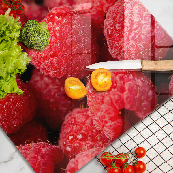 De vidrio templado Fruta de frambuesa