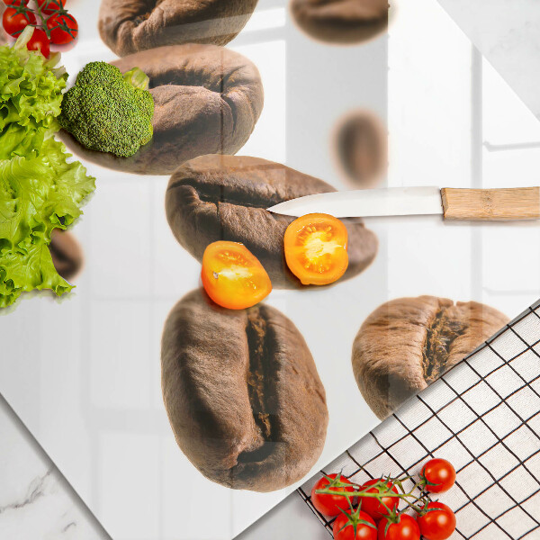 De vidrio templado Granos de café