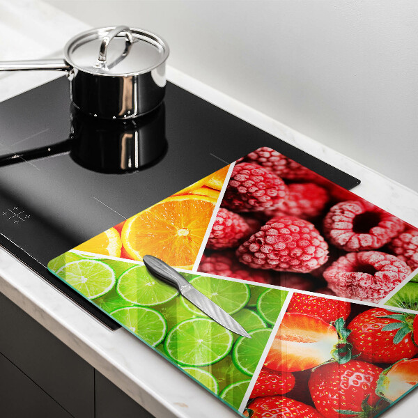 De vidrio templado Frutas coloridas