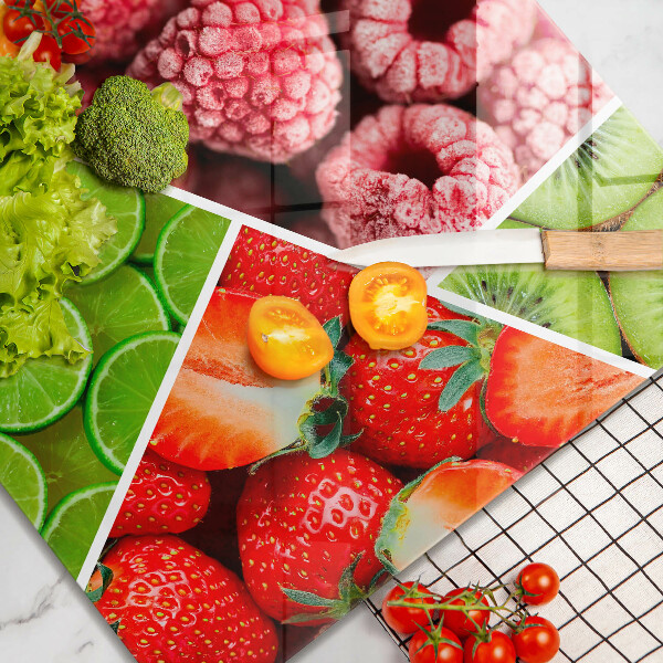 De vidrio templado Frutas coloridas