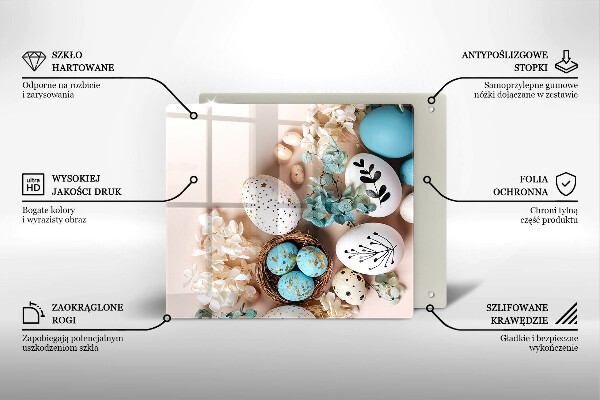 De vidrio templado Decoraciones de pascua