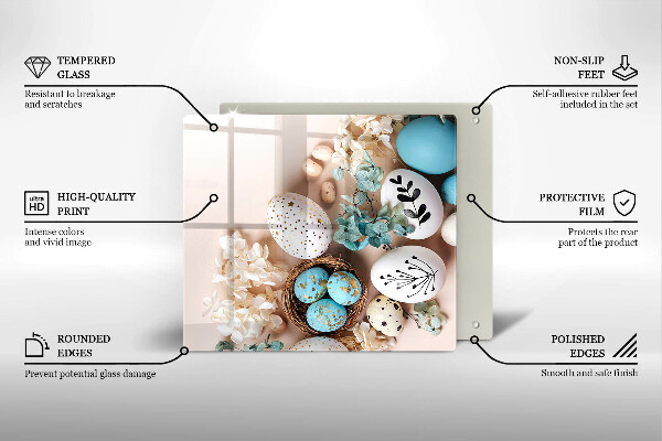 De vidrio templado Decoraciones de pascua