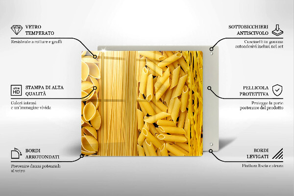 De vidrio templado Pasta