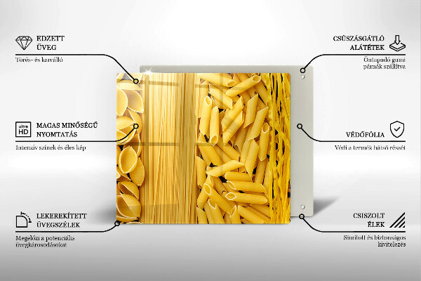 De vidrio templado Pasta