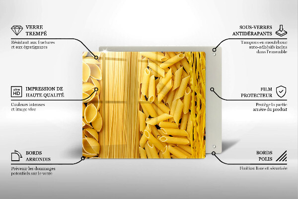 De vidrio templado Pasta