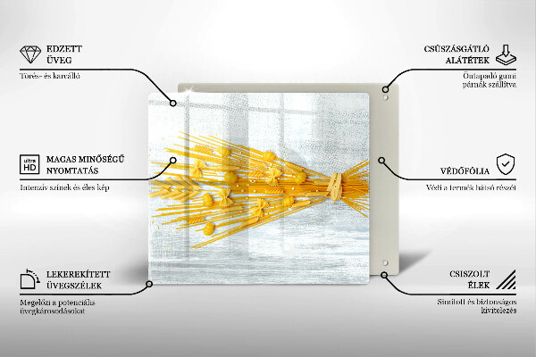 De vidrio templado Pasta