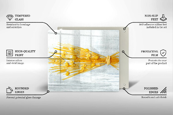 De vidrio templado Pasta