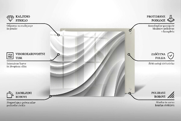 De vidrio templado Líneas geométricas
