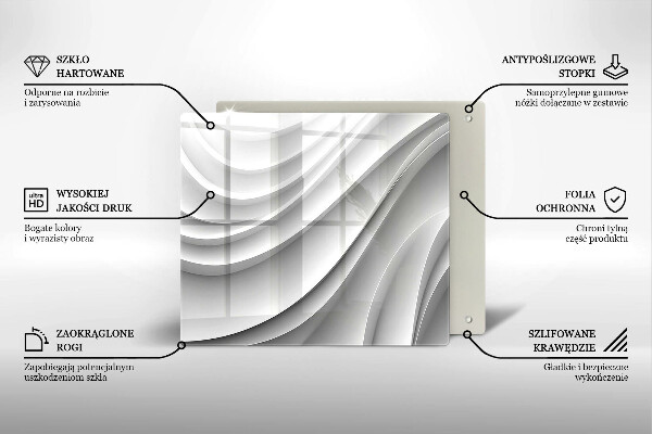 De vidrio templado Líneas geométricas