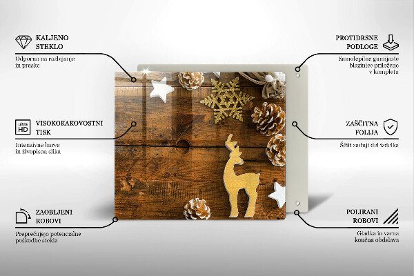 De vidrio templado Decoraciones de navidad