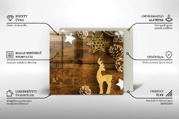 De vidrio templado Decoraciones de navidad