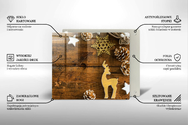 De vidrio templado Decoraciones de navidad