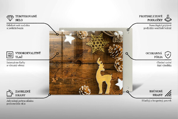 De vidrio templado Decoraciones de navidad